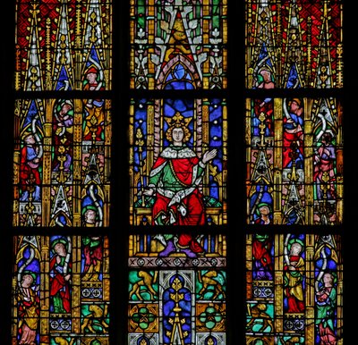 Salomon en trône, vers 1320, 14e-20e siècle (principalement moderne) - French School